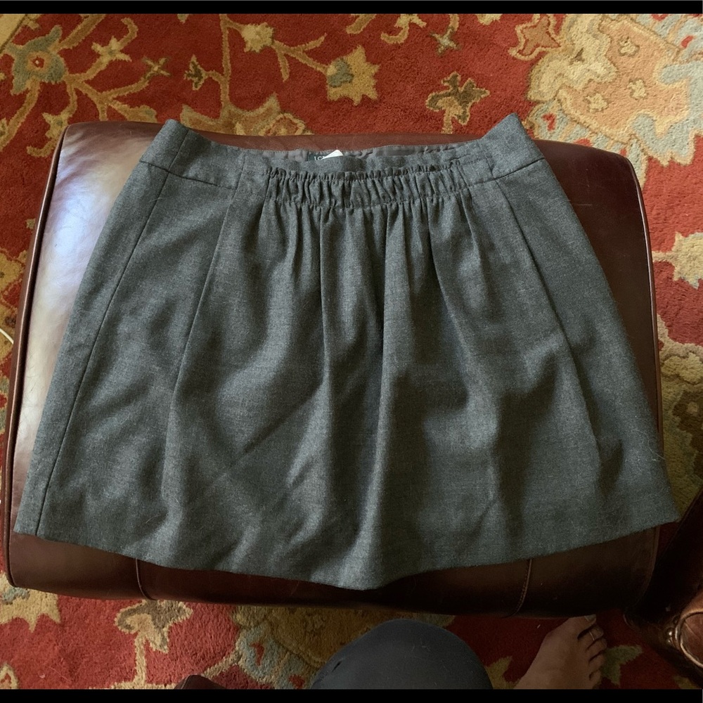 Gray J-Crew Mini Skirt - size 8